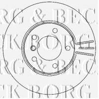BORG & BECK bbd4471 -  Тормозной диск